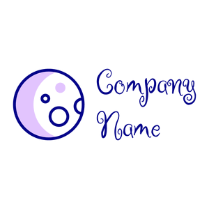 Full moon logo on a White background - Landscaping