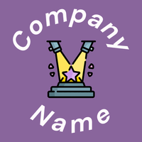 Spotlight logo on a Ce Soir background - Abstract