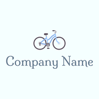 Bike on a Azure background - Sports