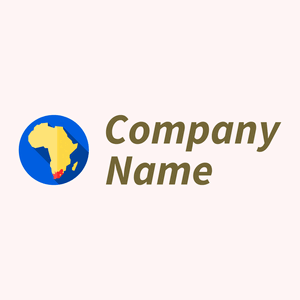 Rounded Africa on a Snow background - Community & Non-Profit